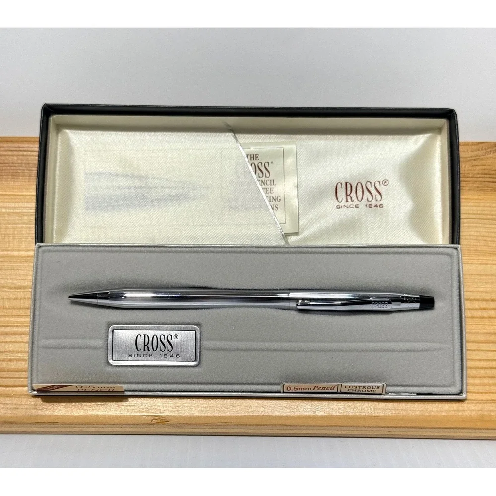 Cross Century Lustrous Chrome 0.5mm Mechanical Pencil 350305 with Box Vintage